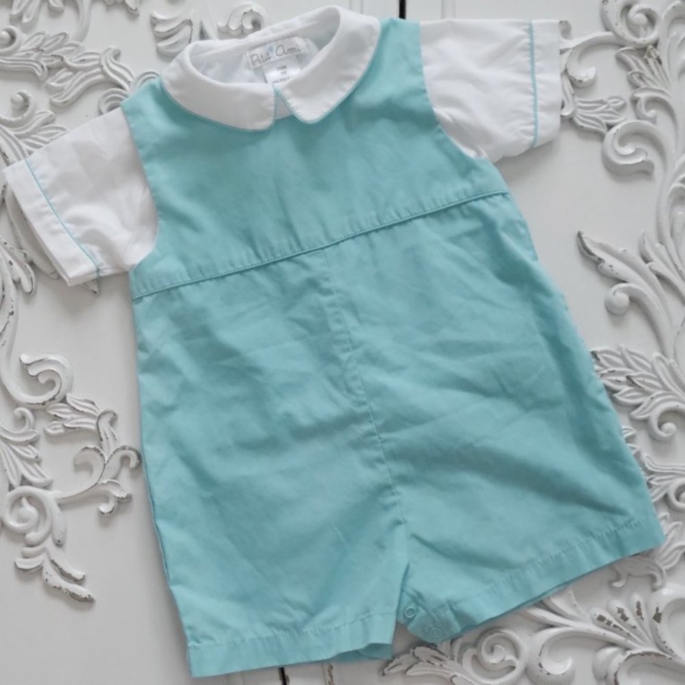 Petit Ami Baby Romper Shortall - Easter Outfit